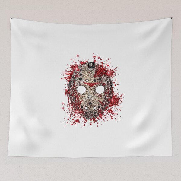 Item preview, Jason Voorhees Bling Rhinestone Hockey Mask Horror Graphic designed and sold by DYALEEZ-XCR.