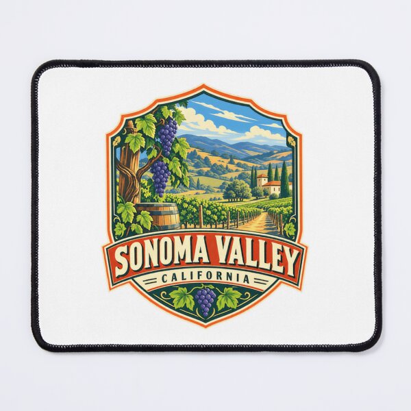 Item preview, Sonoma Valley California Wine Country Vineyard Travel designed and sold by Star3NowForMe.