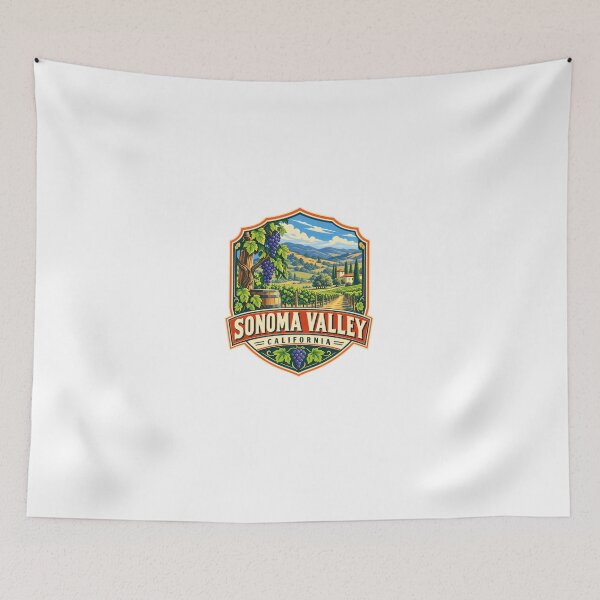 Item preview, Sonoma Valley California Wine Country Vineyard Travel designed and sold by Star3NowForMe.