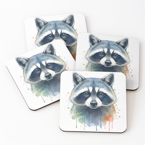 Item preview, Raccoon face classic T-shirt designed and sold by Knowvhere.
