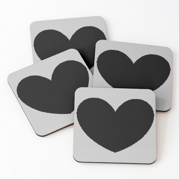 Item preview, Black heart designed and sold by RogueofSpace.
