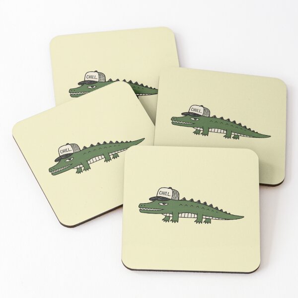 Item preview, Chill Alligator Trucker Hat designed and sold by LuvePress.