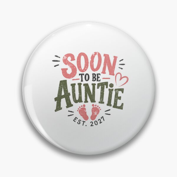Item preview, Soon To Be Auntie Est. 2027 Pregnancy Announcement Expecting Aunt Gift designed and sold by HumansStuck12.