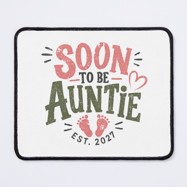 Item preview, Soon To Be Auntie Est. 2027 Pregnancy Announcement Expecting Aunt Gift designed and sold by HumansStuck12.