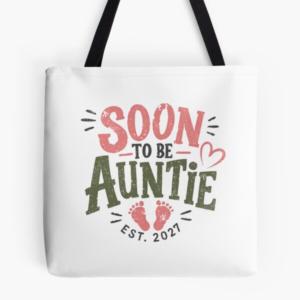 Item preview, Soon To Be Auntie Est. 2027 Pregnancy Announcement Expecting Aunt Gift designed and sold by HumansStuck12.