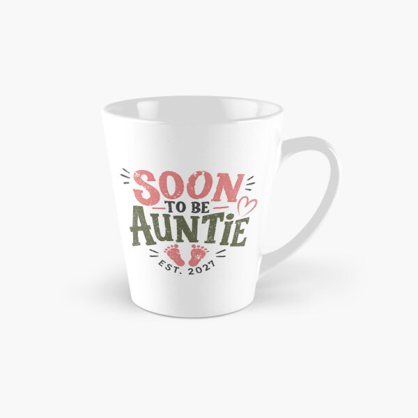 Item preview, Soon To Be Auntie Est. 2027 Pregnancy Announcement Expecting Aunt Gift designed and sold by HumansStuck12.