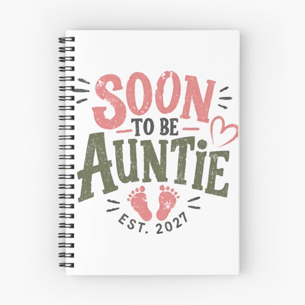 Item preview, Soon To Be Auntie Est. 2027 Pregnancy Announcement Expecting Aunt Gift designed and sold by HumansStuck12.
