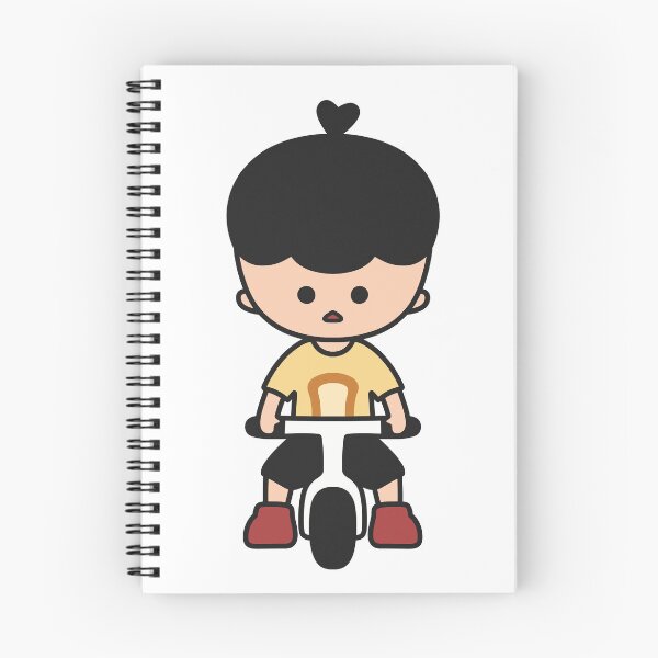 Item preview, Cute Little Boy Riding a Bicycle – KURA designed and sold by KURA - Cozy inside.