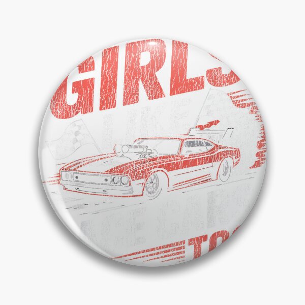 Item preview, Drag Racing Race Car Girl Vintage Girls Like Race Cars Too T-Shirt designed and sold by Magoya Store ⭐⭐⭐⭐⭐.
