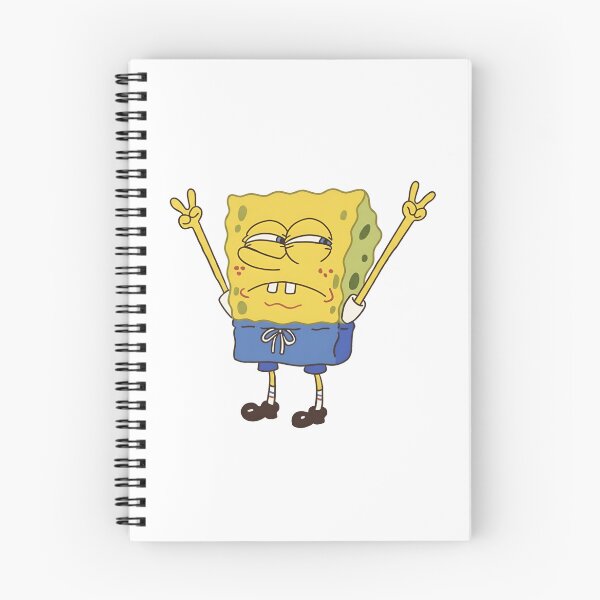 Item preview, Smug Spongebob Peace Sign designed and sold by wingoo22.