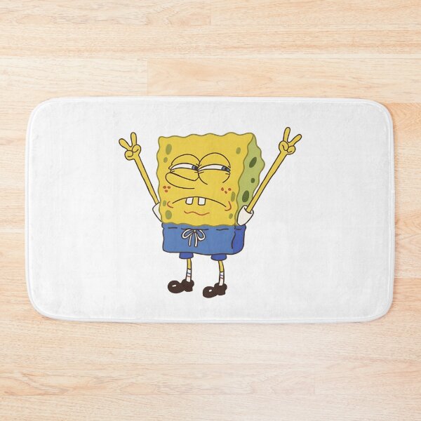 Item preview, Smug Spongebob Peace Sign designed and sold by wingoo22.