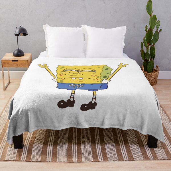 Item preview, Smug Spongebob Peace Sign designed and sold by wingoo22.