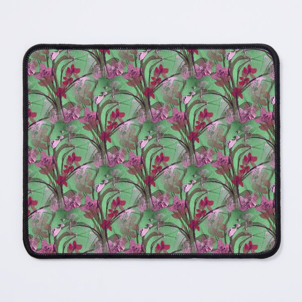 Item preview, Spring Painterly Floral Pattern in Green and Pink designed and sold by Artistestella.