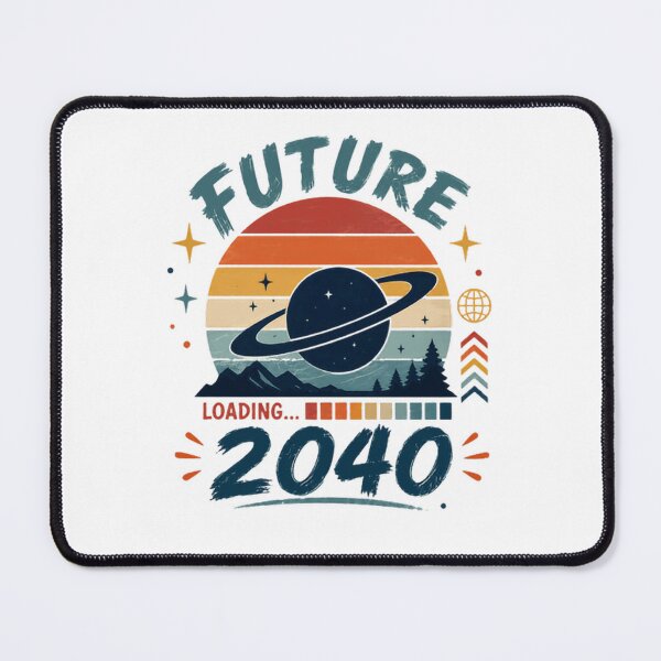Item preview, Future Loading 2040 Birth Year Space New Baby Gift designed and sold by RetroMini2026.