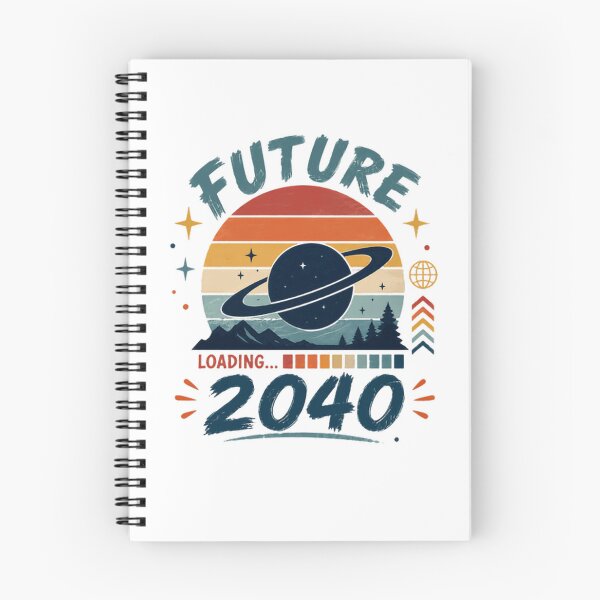 Item preview, Future Loading 2040 Birth Year Space New Baby Gift designed and sold by RetroMini2026.