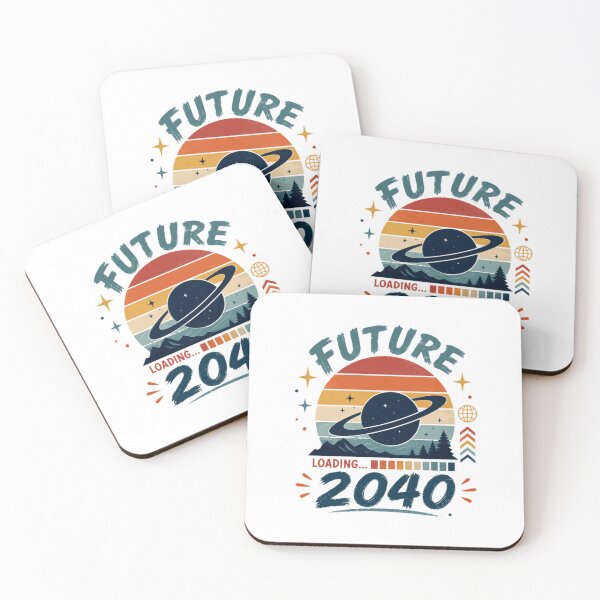Item preview, Future Loading 2040 Birth Year Space New Baby Gift designed and sold by RetroMini2026.