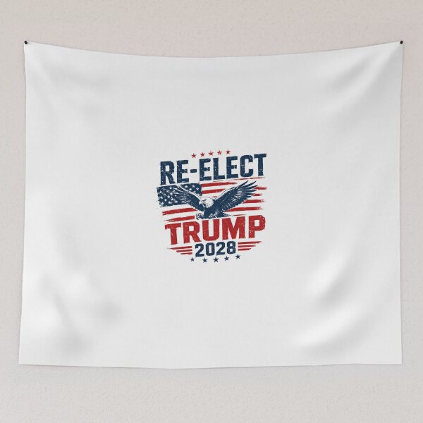 Item preview, Re-Elect Trump 2028 US Presidential Election Supporter designed and sold by HumansStuck12.