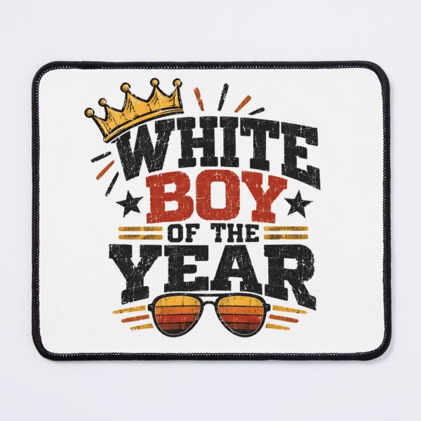 Item preview, White Boy Of The Year Funny Identity Award Men Guys Gift designed and sold by HumansStuck12.