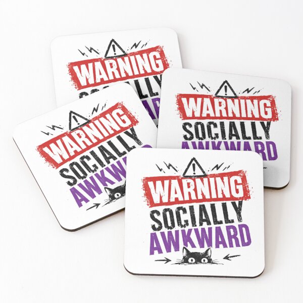 Item preview, Warning Socially Awkward Introvert Cat Lover designed and sold by JonesFlora2025.