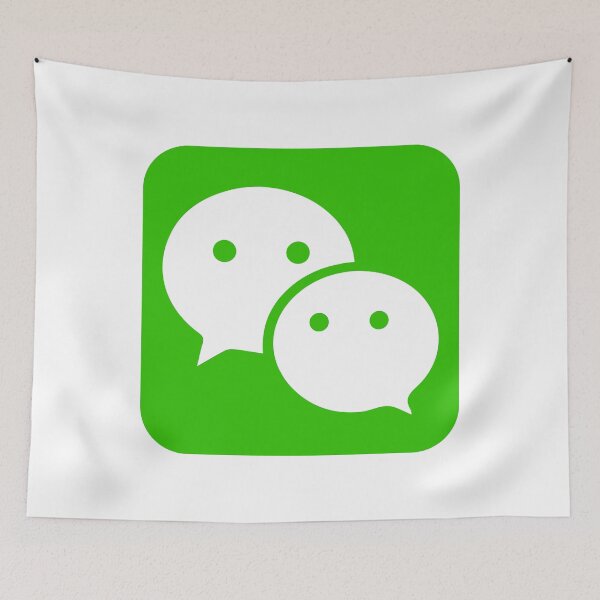 Item preview, Refined Wechat Monogram Design designed and sold by Singreddress.