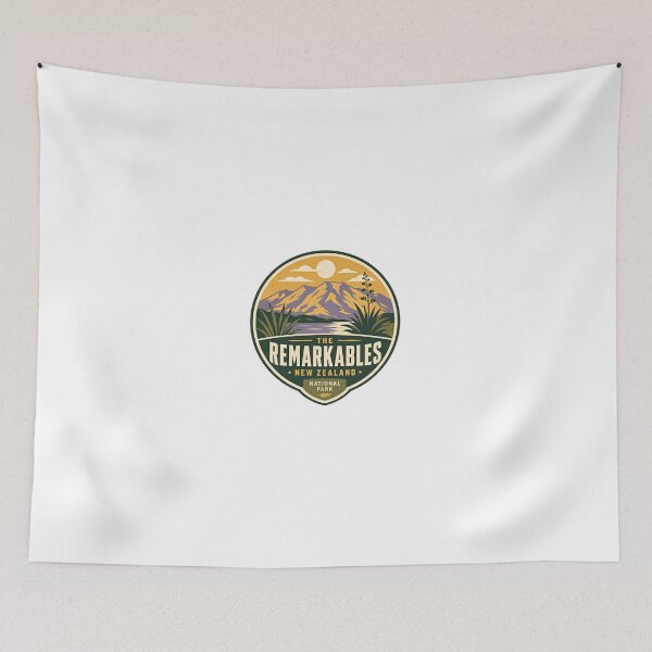 Item preview, The Remarkables New Zealand National Park Travel Souvenir Mountain Hiking designed and sold by Simsimah26Parks.