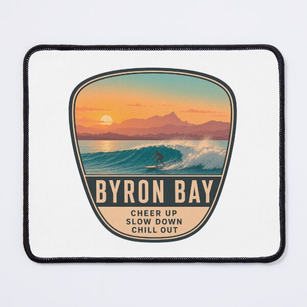 Item preview, Byron Bay, Australia, Sunset Surf designed and sold by JVFotoArt.