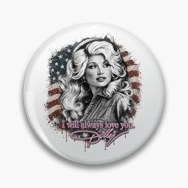 Item preview, Dolly Parton I Will Always Love You American Flag Vintage Graphic designed and sold by DYALEEZ-XCR.