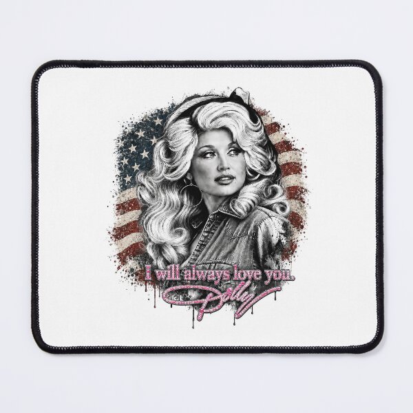 Item preview, Dolly Parton I Will Always Love You American Flag Vintage Graphic designed and sold by DYALEEZ-XCR.
