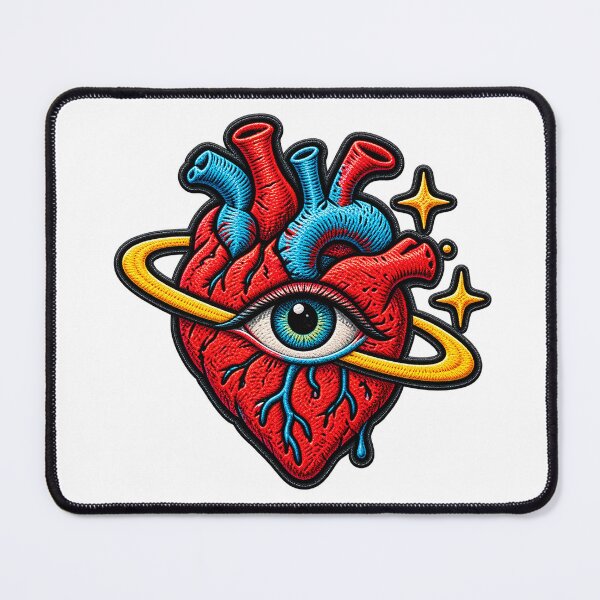 Item preview, Cosmic Heart Eye – Surreal Anatomical Heart Space Art designed and sold by Abidel.