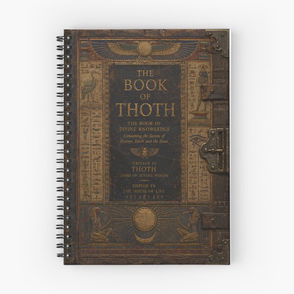 Item preview, The Book of Thoth Ancient Egyptian Grimoire | Egyptian Mythology Occult Manuscript Design designed and sold by Extravanganzza.