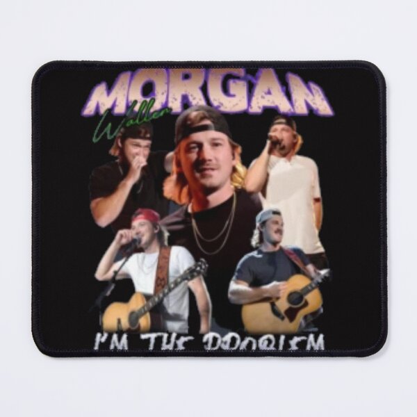 Item preview, Morgan Wallen Colage Art BW designed and sold by the-tkacher.