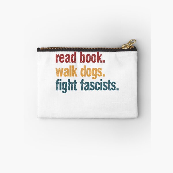Item preview, Read Book Walk Dogs Fight Fascists Anti-Fascist Activist Dog Owner Reader designed and sold by RetroMini2026.