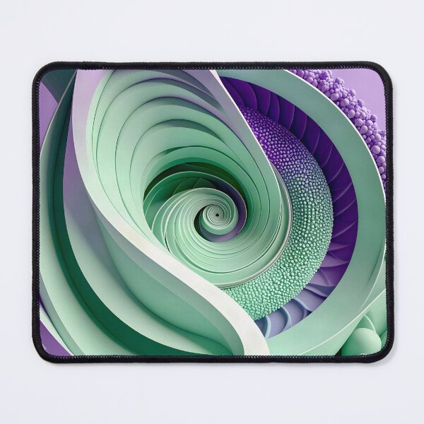 Item preview, Duality of Mint Waves and Lavender Beads designed and sold by Vicky Brago-Mitchell®.
