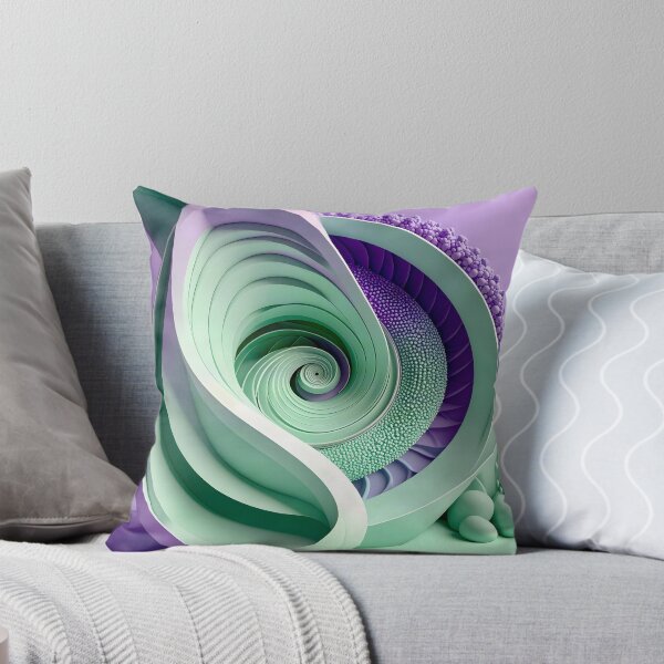 Item preview, Duality of Mint Waves and Lavender Beads designed and sold by Vicky Brago-Mitchell®.