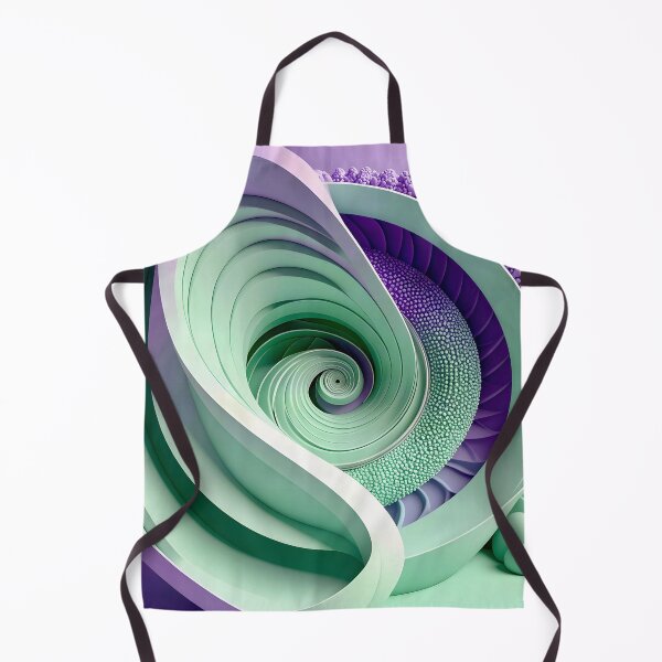 Item preview, Duality of Mint Waves and Lavender Beads designed and sold by Vicky Brago-Mitchell®.
