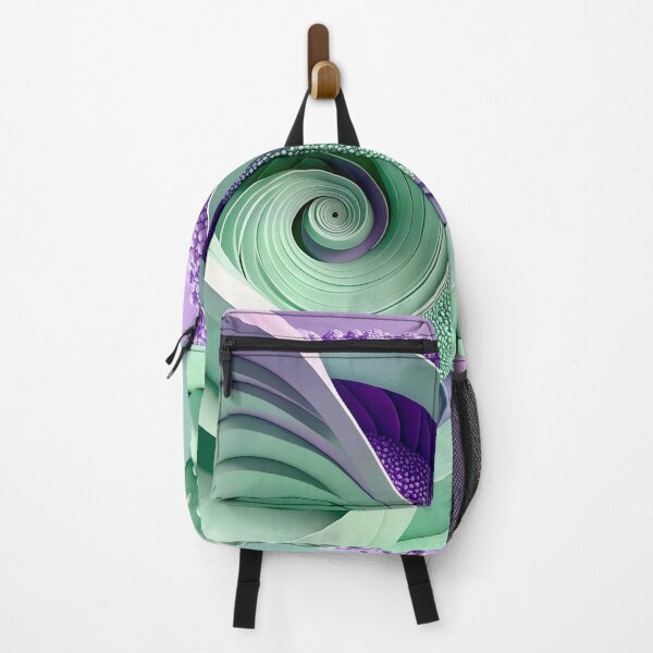 Item preview, Duality of Mint Waves and Lavender Beads designed and sold by Vicky Brago-Mitchell®.