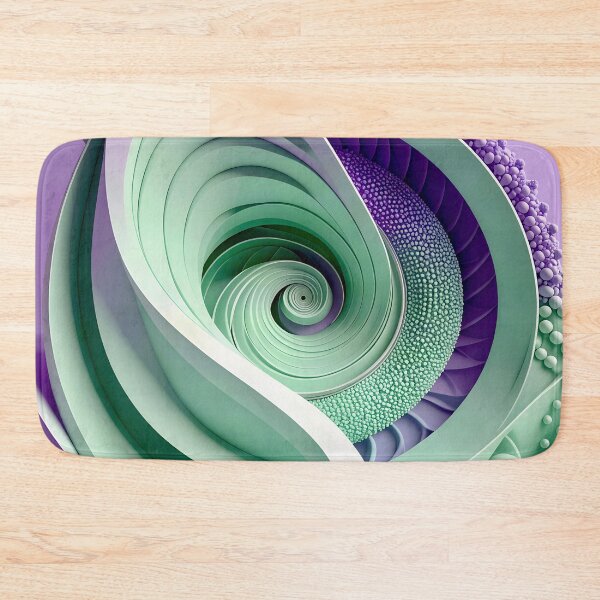Item preview, Duality of Mint Waves and Lavender Beads designed and sold by Vicky Brago-Mitchell®.