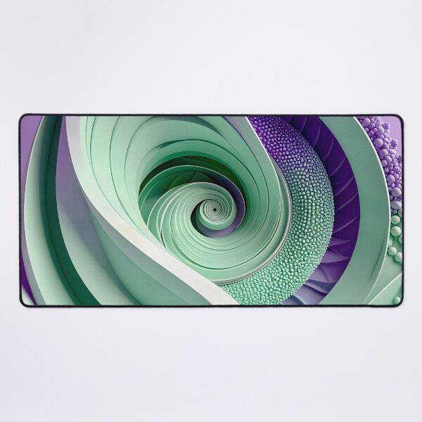 Item preview, Duality of Mint Waves and Lavender Beads designed and sold by Vicky Brago-Mitchell®.