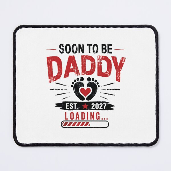 Item preview, Soon To Be Daddy Est 2027 Loading Expectant Father Pregnancy Announcement designed and sold by JonesFlora2025.
