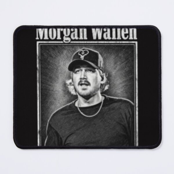 Item preview, Morgan Wallen Colage Art BW designed and sold by the-tkacher.