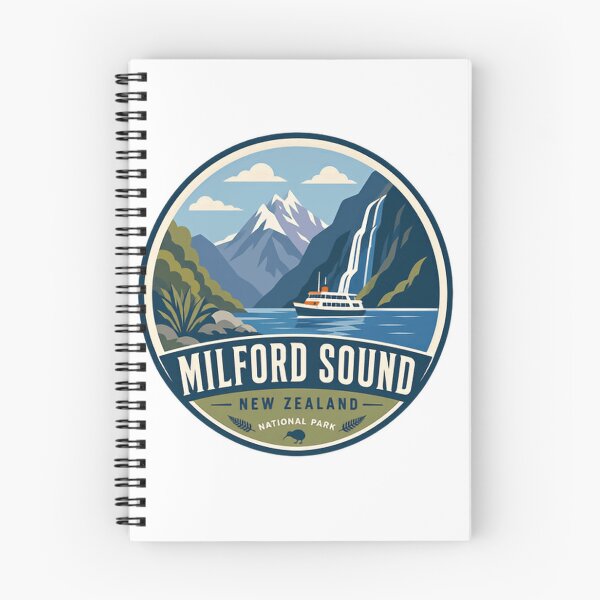 Item preview, Milford Sound New Zealand National Park Travel Souvenir designed and sold by Simsimah26Parks.