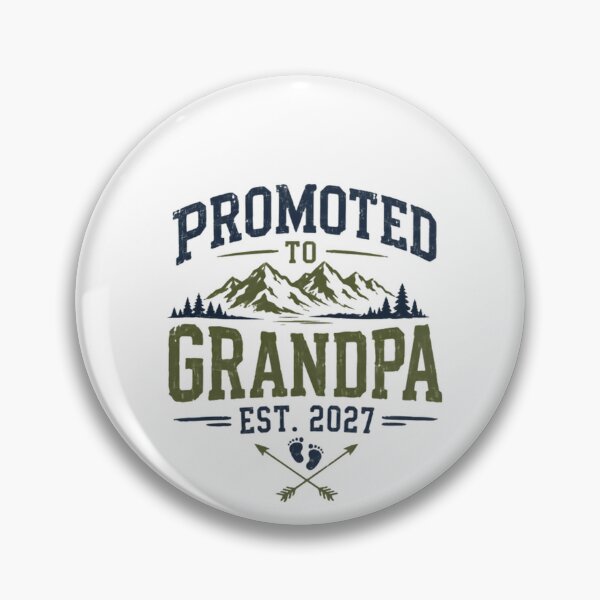 Item preview, Promoted To Grandpa Est. 2027 Grandfather Baby Announcement New Grandparent designed and sold by JonesFlora2025.