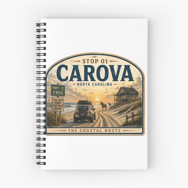 Item preview, Carova NC Where The Road Ends designed and sold by The Coastal Route.