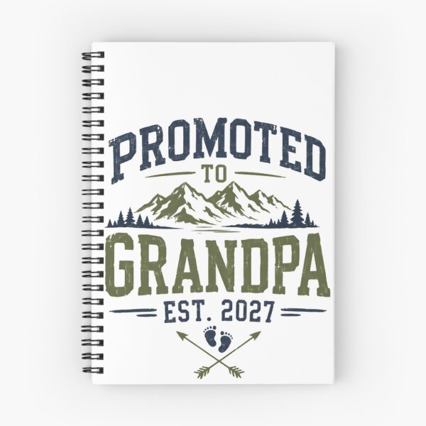 Item preview, Promoted To Grandpa Est. 2027 Grandfather Baby Announcement New Grandparent designed and sold by JonesFlora2025.