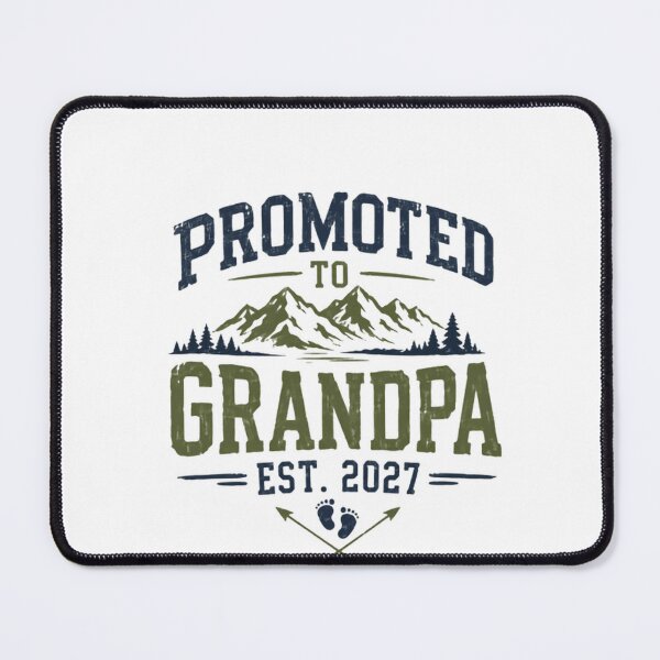 Item preview, Promoted To Grandpa Est. 2027 Grandfather Baby Announcement New Grandparent designed and sold by JonesFlora2025.