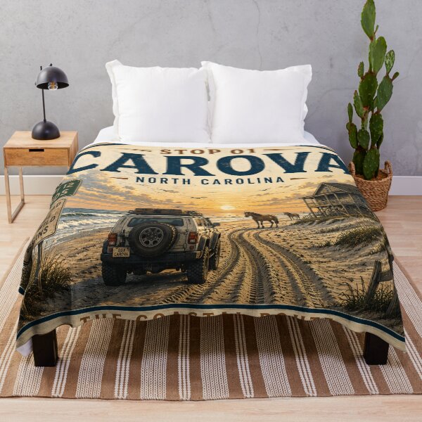 Item preview, Carova NC Where The Road Ends designed and sold by The Coastal Route.
