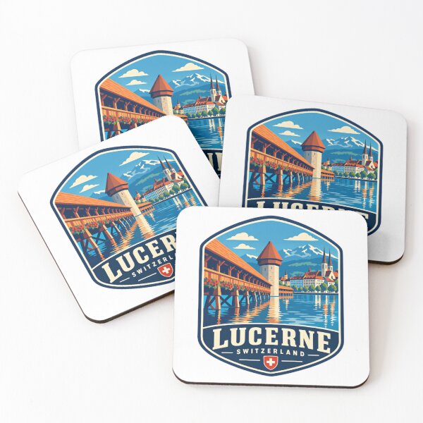 Item preview, Lucerne Switzerland Travel Souvenir European Landmark designed and sold by Simsimah26Parks.
