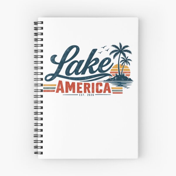 Item preview, Lake America Est. 2026 Summer Vacation Travel United States designed and sold by RetroMini2026.