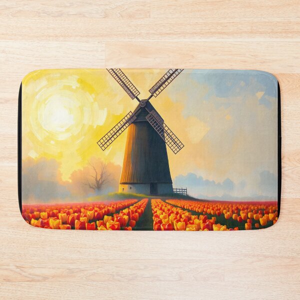 Item preview, Windmill At Dawn  designed and sold by Lisamariesumner.