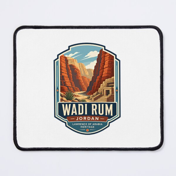 Item preview, Wadi Rum Jordan Lawrence Of Arabia Heritage Travel Destination Adventure designed and sold by Simsimah26Parks.